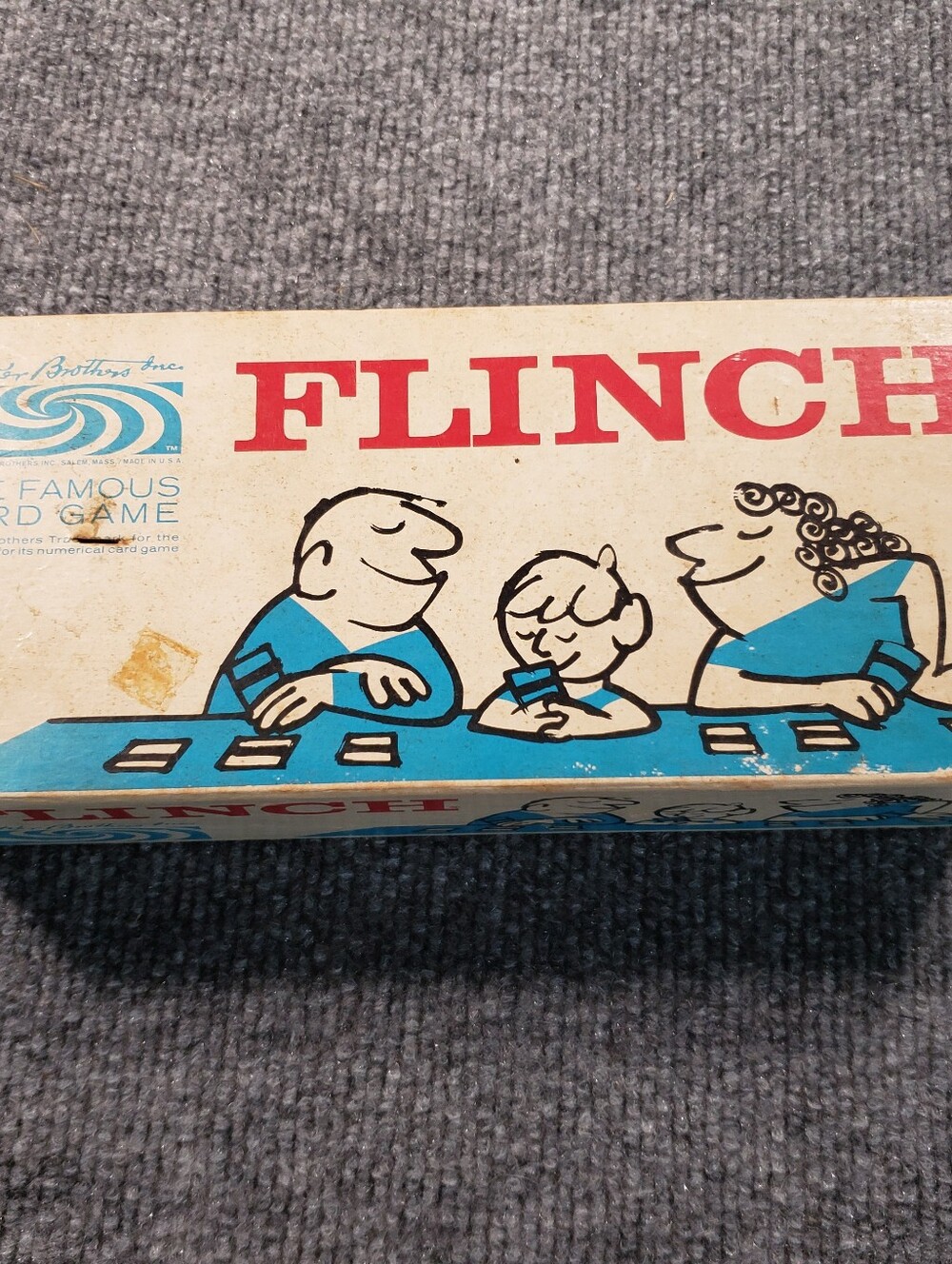 Flinch Card Game, 1963, 150 card w box, holders